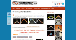 Desktop Screenshot of boomerangsbyvic.com